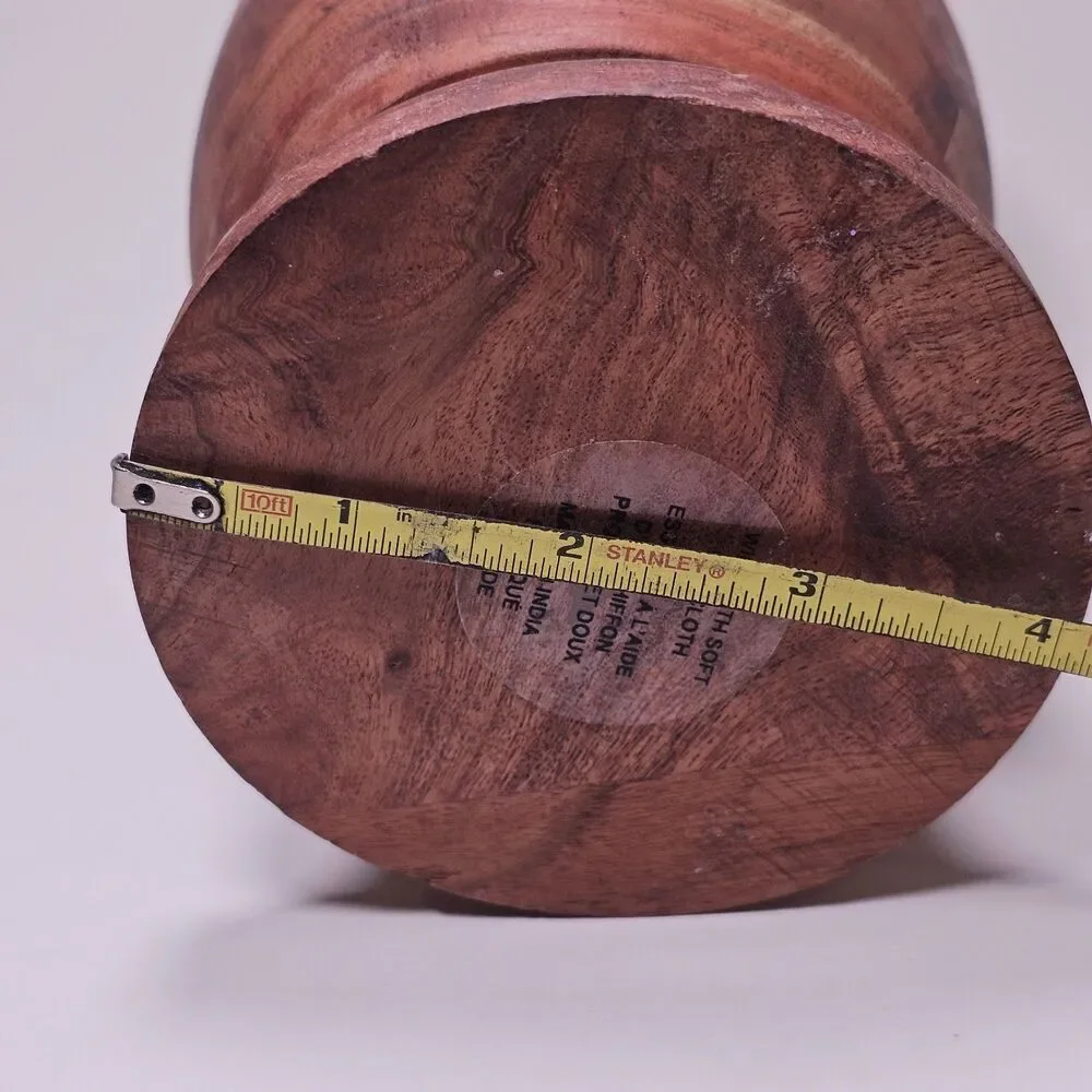 Wooden Cup/Mortar Made In India Gorgeous